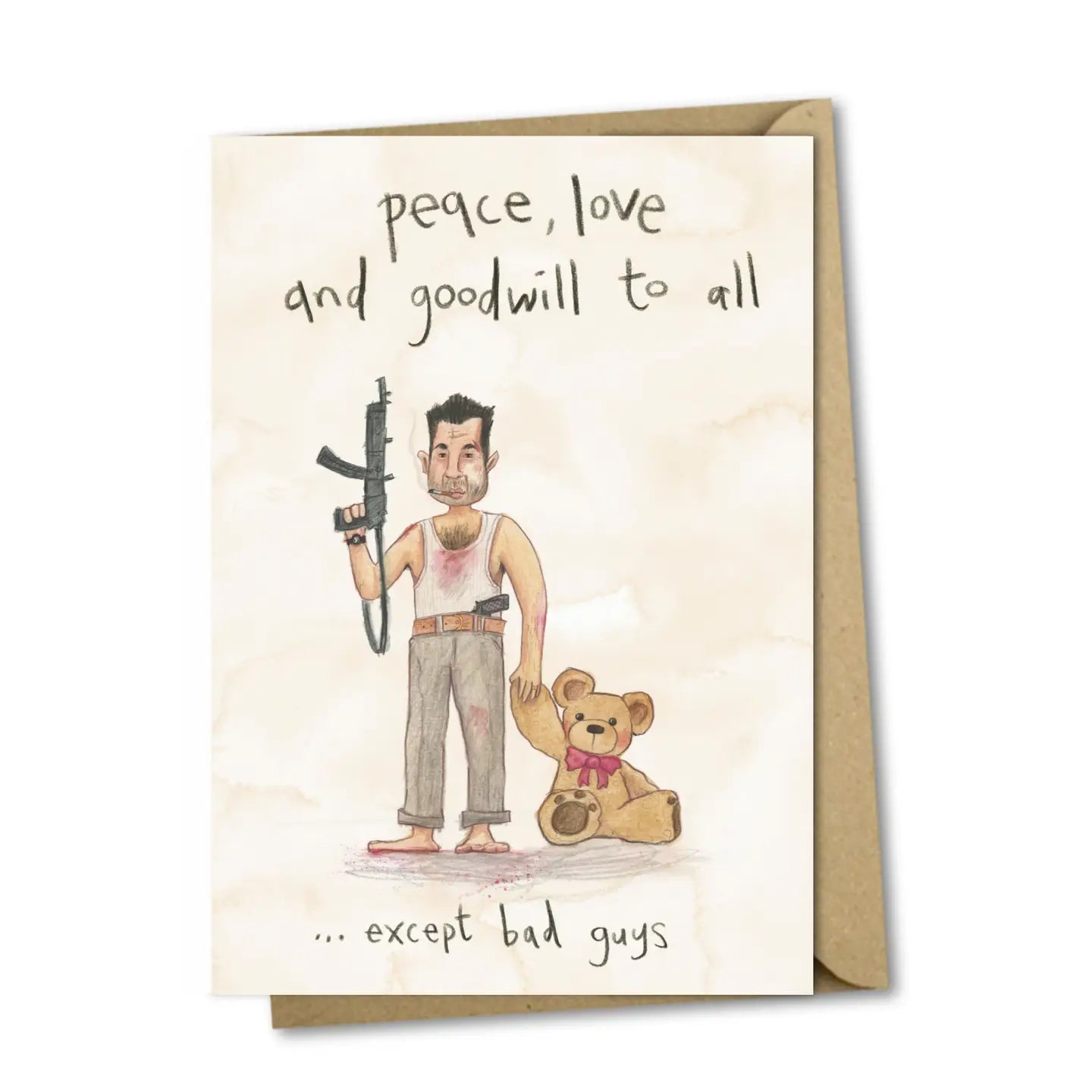 Peace and Goodwill Greeting Card