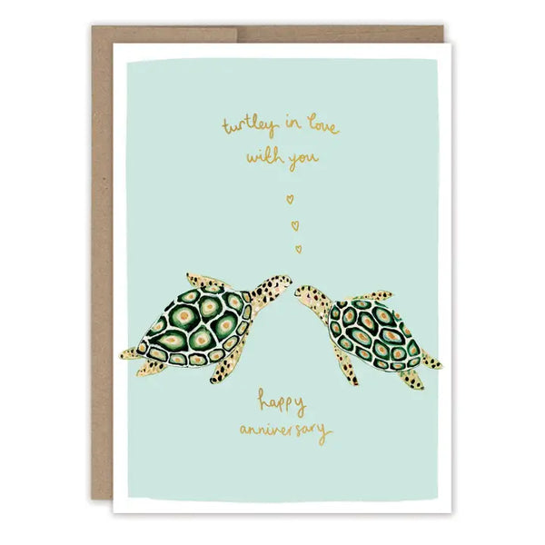 Turtley in Love Greeting Card