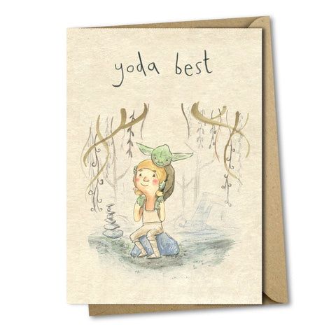 Yoda Best Greeting Card