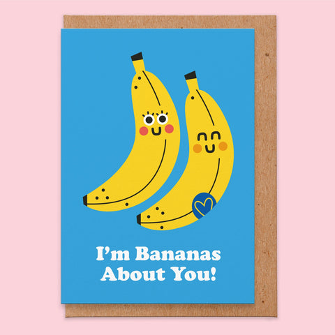 Bananas About You Greeting Card