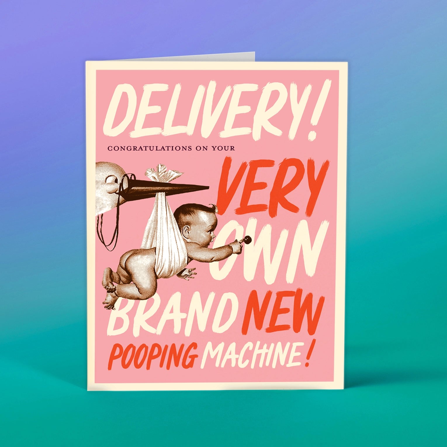 Delivery Baby Greeting Card