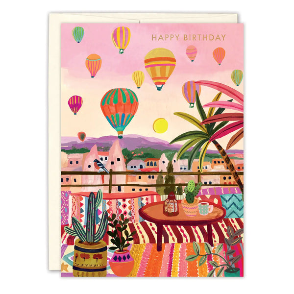 Hot Air Balloons Greeting Card