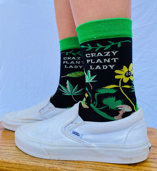 Crazy Plant Lady Socks