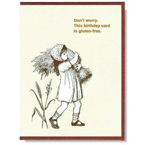 Gluten-Free Birthday Greeting Card