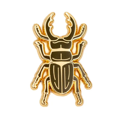 Stag Beetle Enamel Pin