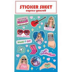 Taylor Swiftie Sticker Sheet