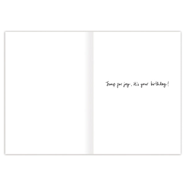 Leaping Frogs Greeting Card