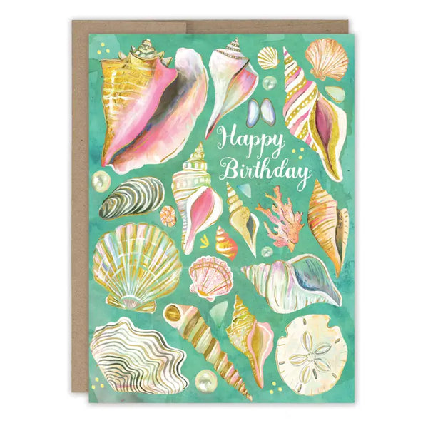 Seashell Treasures Greeting Card