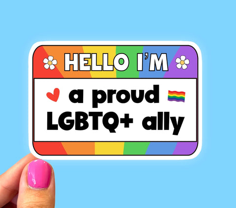 A Proud Ally Sticker