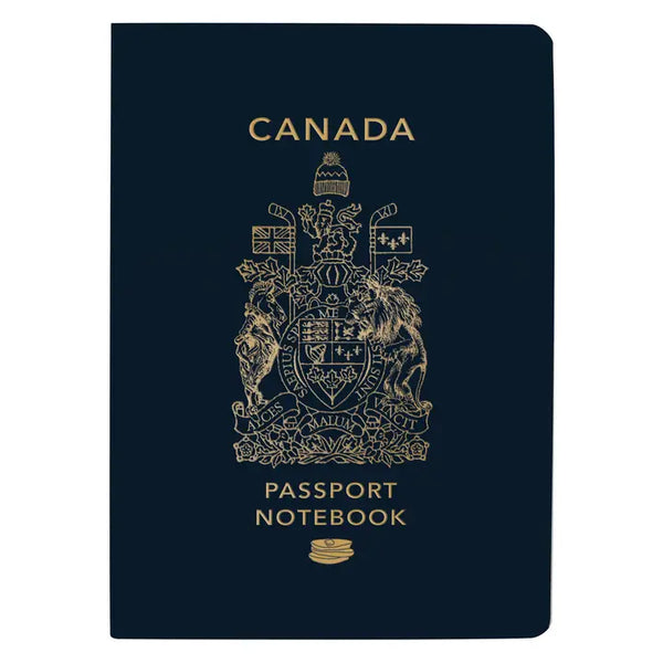 Canadian Passport Notebook