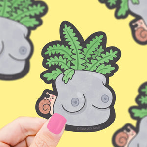 Boob Planter Sticker