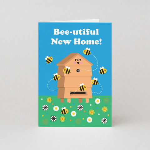 Beehive New Home Greeting Card