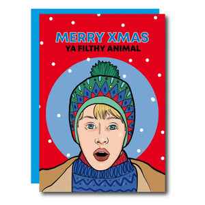 Home Alone Christmas Greeting Card