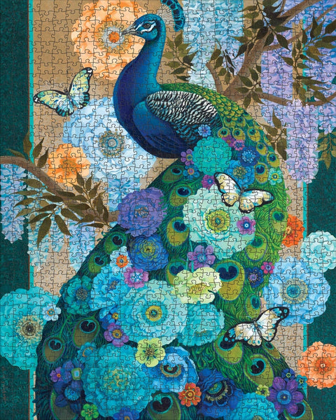 Floral Peacock Puzzle