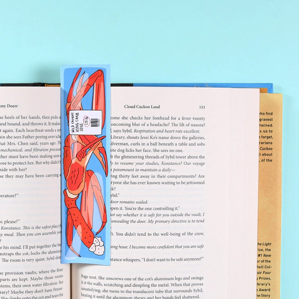 Crab Legs Bookmark