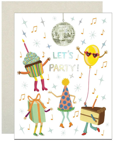 Disco Ball Party Greeting Card