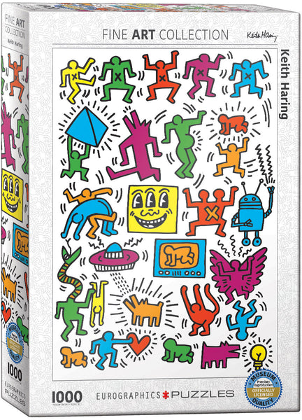 Keith Haring Collage Puzzle
