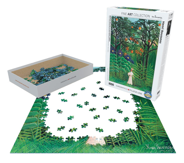 Woman in an Exotic Forest Puzzle