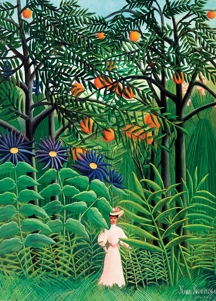 Woman in an Exotic Forest Puzzle