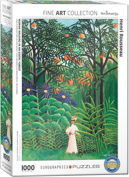 Woman in an Exotic Forest Puzzle
