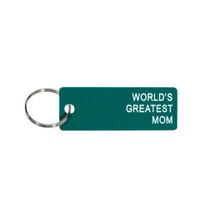 Greatest Mom Keychain