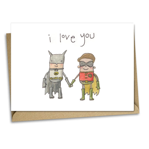 Batman Love Greeting Card