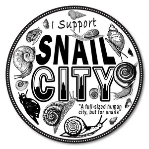 Snail City Sticker