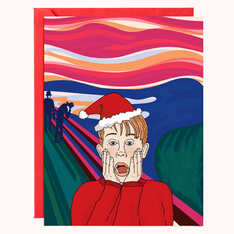 Home Scream Greeting Card