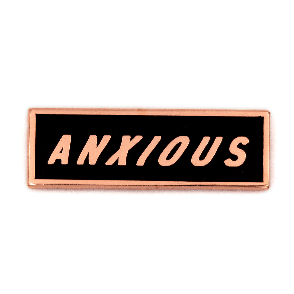 Anxious Enamel Pin