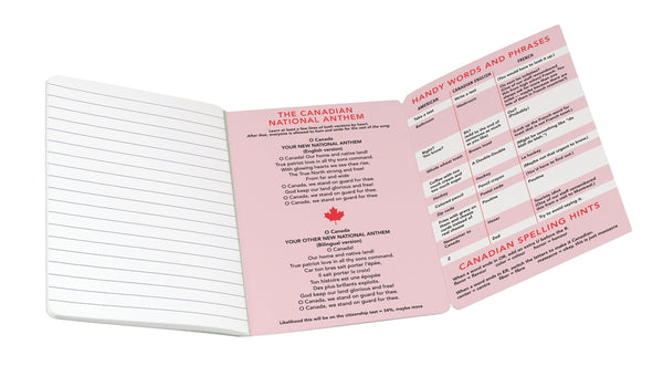 Canadian Passport Notebook