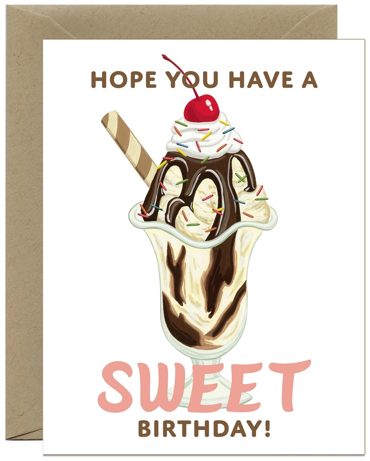 Sweet Sundae Greeting Card