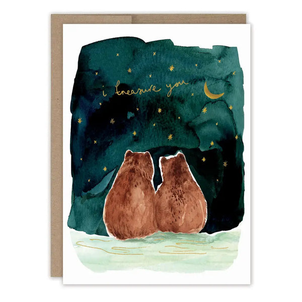 Treasure You Bears Greeting Card