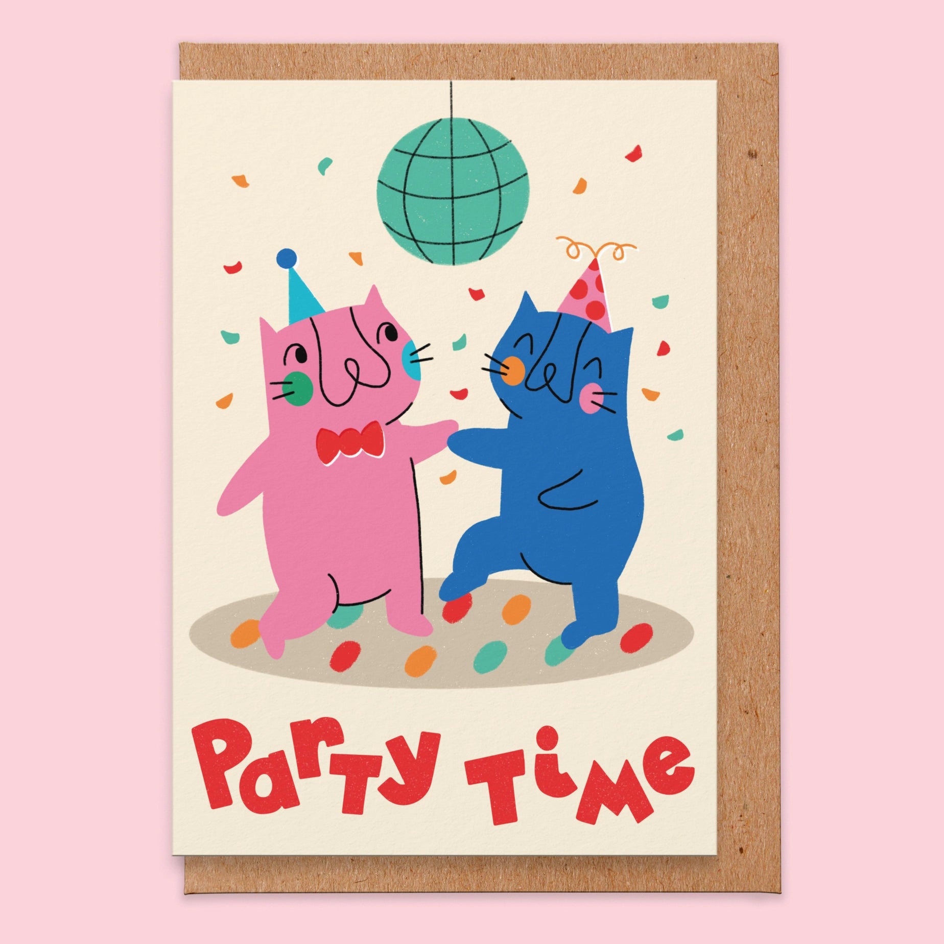 Party Time Birthday Greeting Card