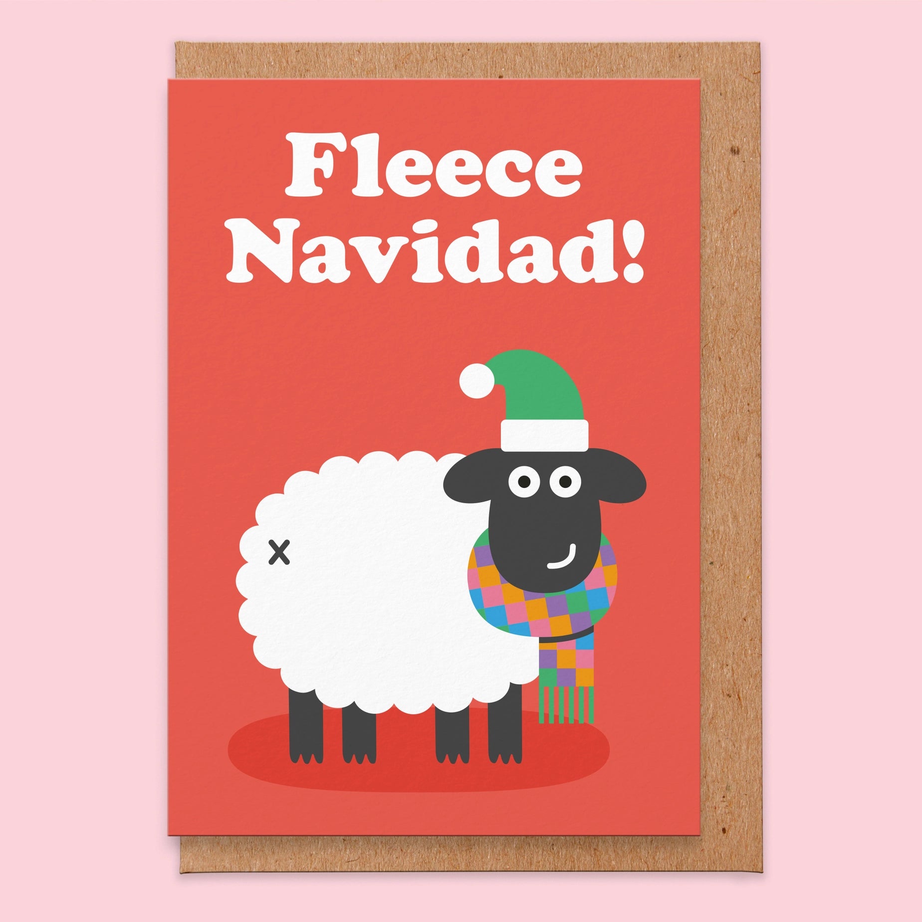 Fleece Navidad Greeting Card