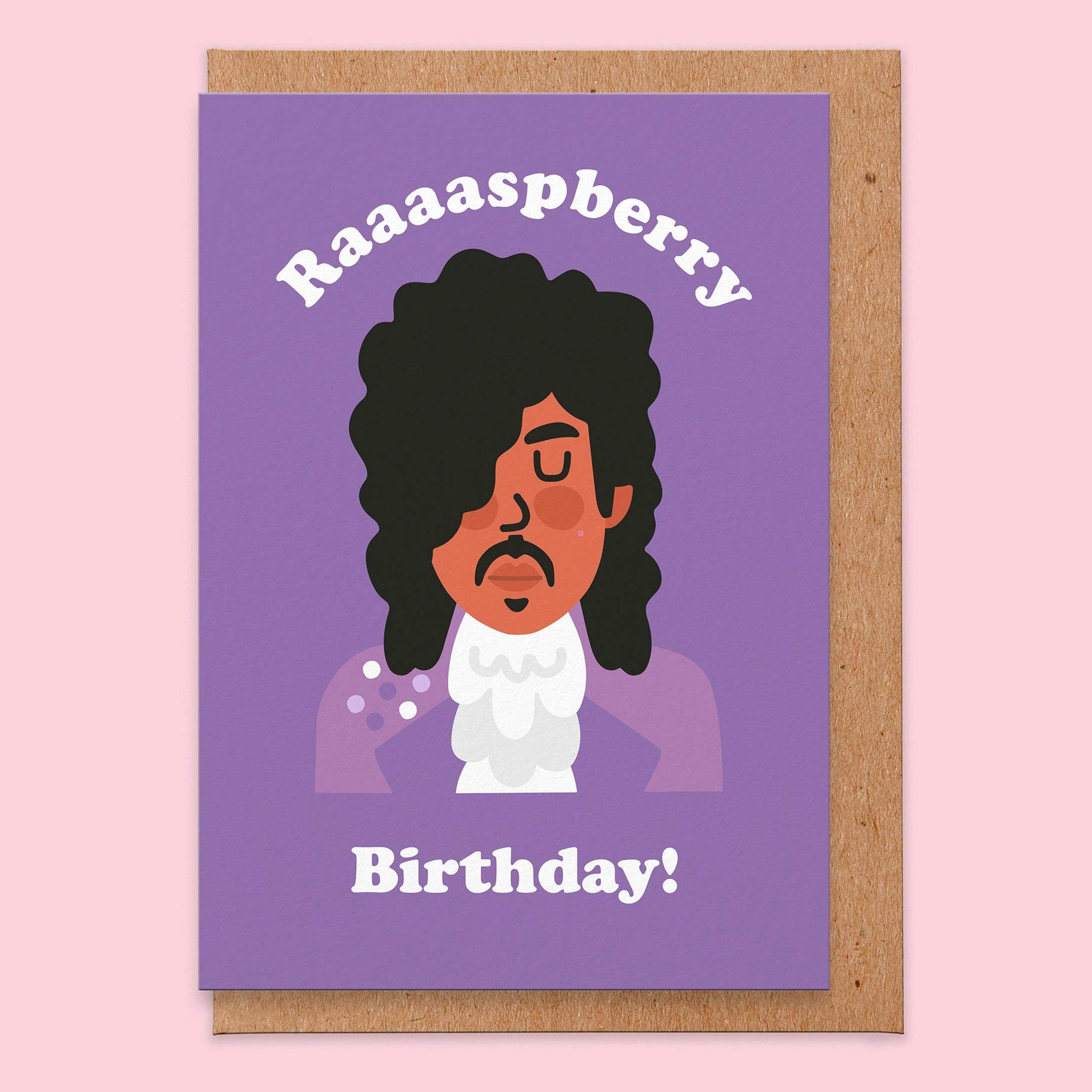 Raspberry Birthday Greeting Card