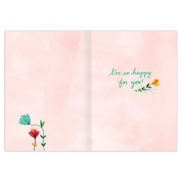 Floral Congrats Greeting Card