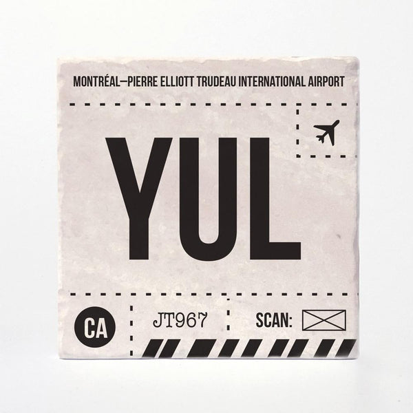 Montreal Airport Code Tile Coaster