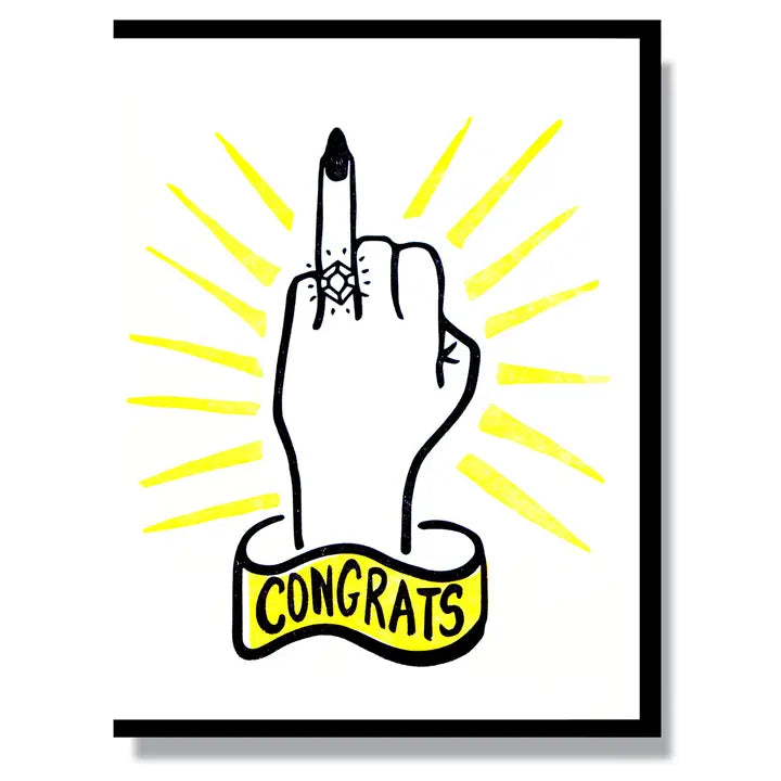 Congrats Ring Greeting Card