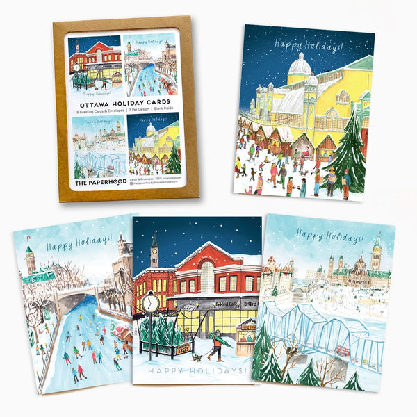 Ottawa Holiday Cards - Assorted Box of 8