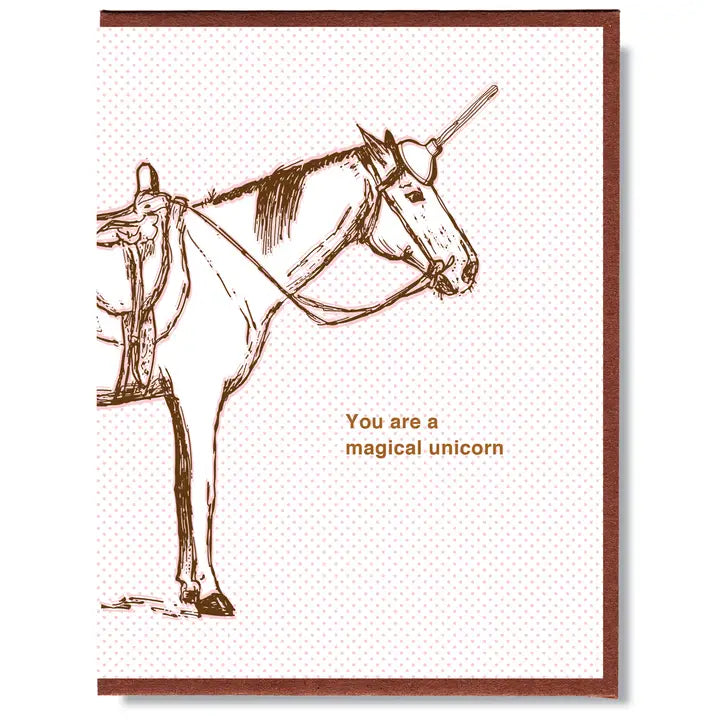 Magical Unicorn Greeting Card