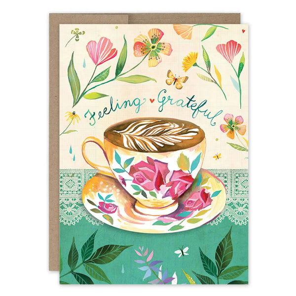 Cappuccino Thank You Greeting Card