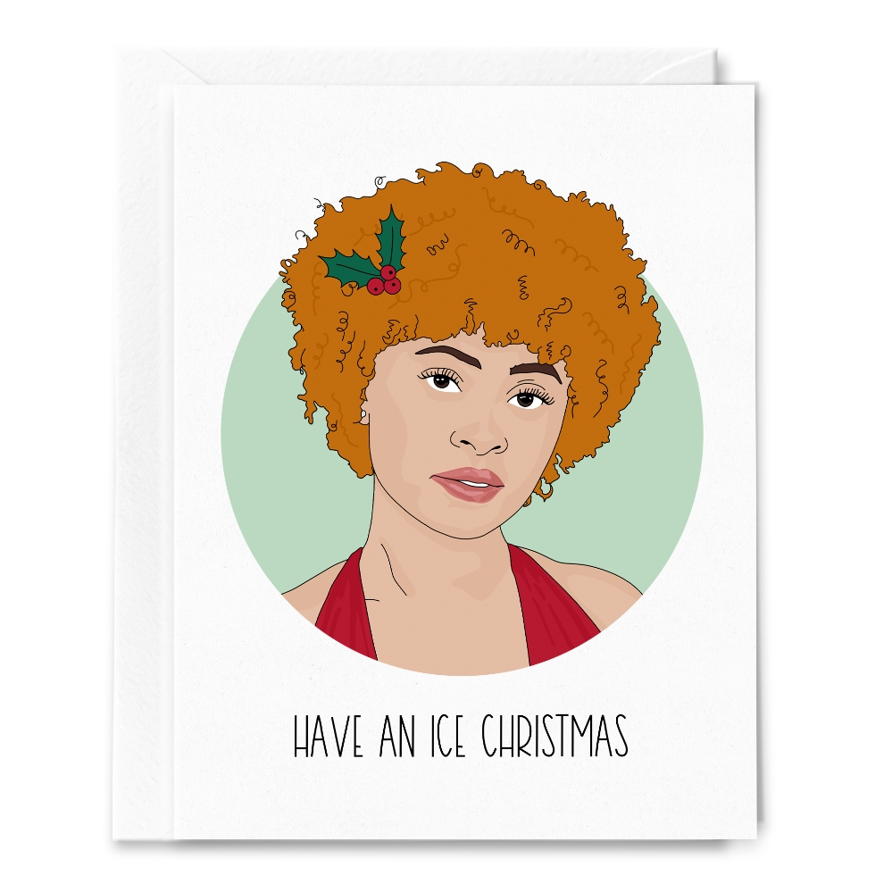 Ice Christmas Greeting Card