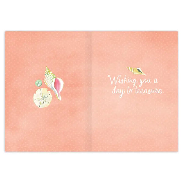 Seashell Treasures Greeting Card