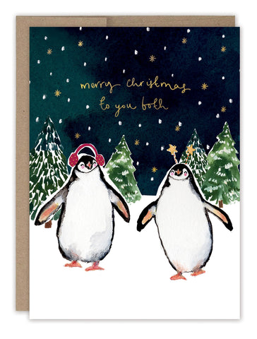 Penguins Christmas Greeting Card