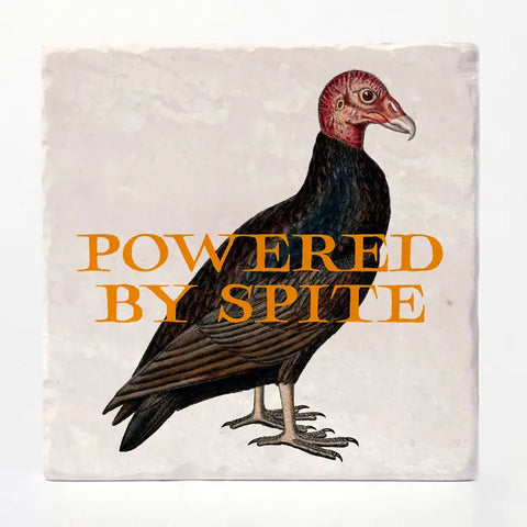 Powered By Spite Tile Coaster