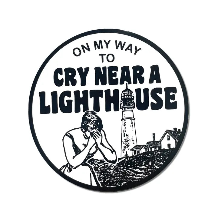 Cry Near A Lighthouse Sticker