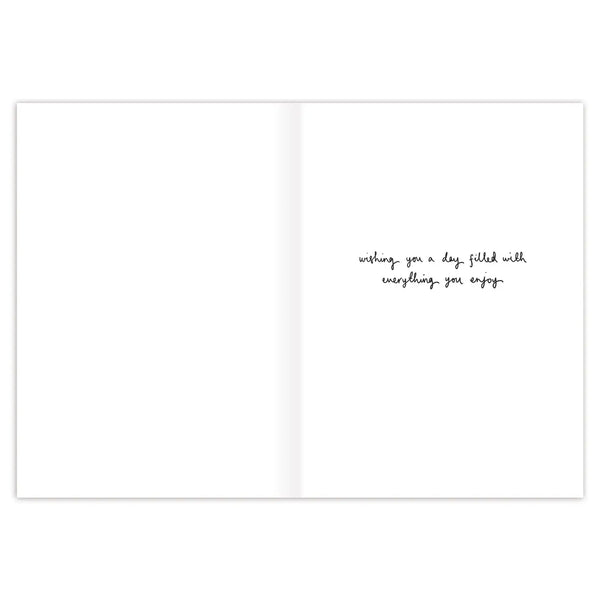 Record Player Greeting Card