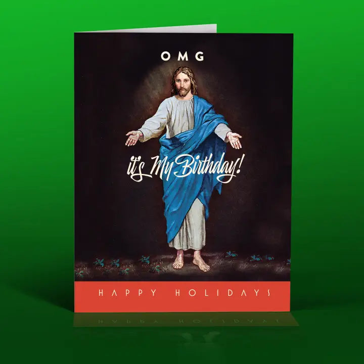 Jesus Christmas Birthday Greeting Card