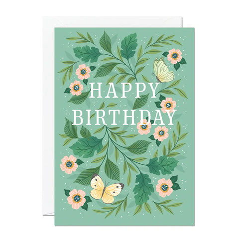 Butterflies Birthday Greeting Card