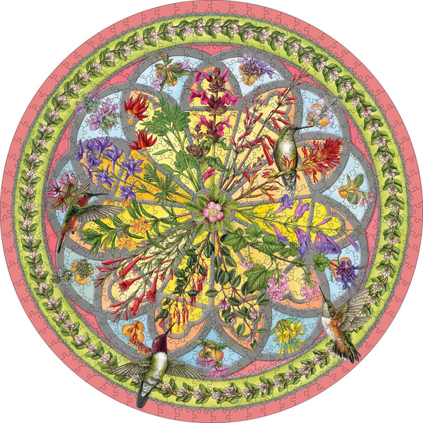 Floral Compass Puzzle
